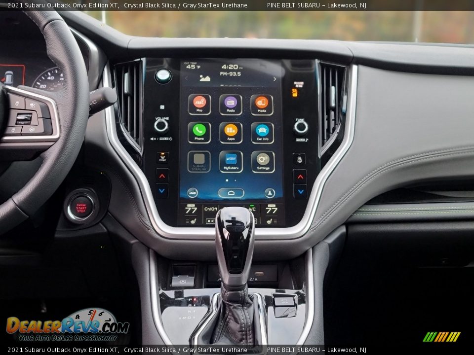 Controls of 2021 Subaru Outback Onyx Edition XT Photo #10