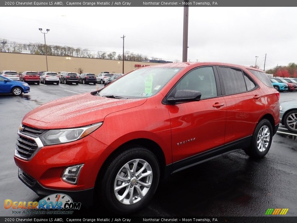 2020 Chevrolet Equinox LS AWD Cayenne Orange Metallic / Ash Gray Photo #1