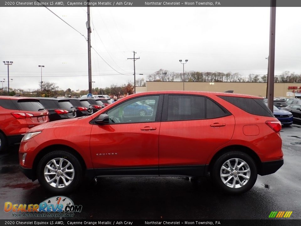 2020 Chevrolet Equinox LS AWD Cayenne Orange Metallic / Ash Gray Photo #2