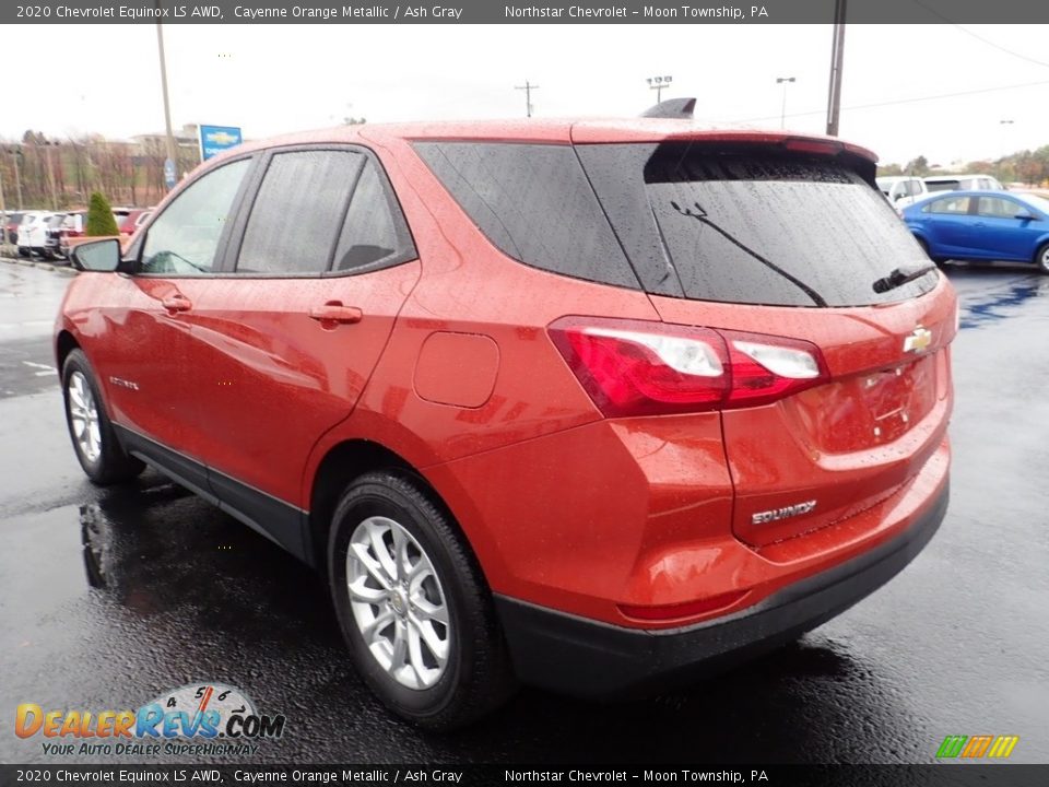 2020 Chevrolet Equinox LS AWD Cayenne Orange Metallic / Ash Gray Photo #3