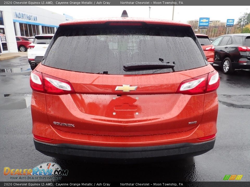 2020 Chevrolet Equinox LS AWD Cayenne Orange Metallic / Ash Gray Photo #4