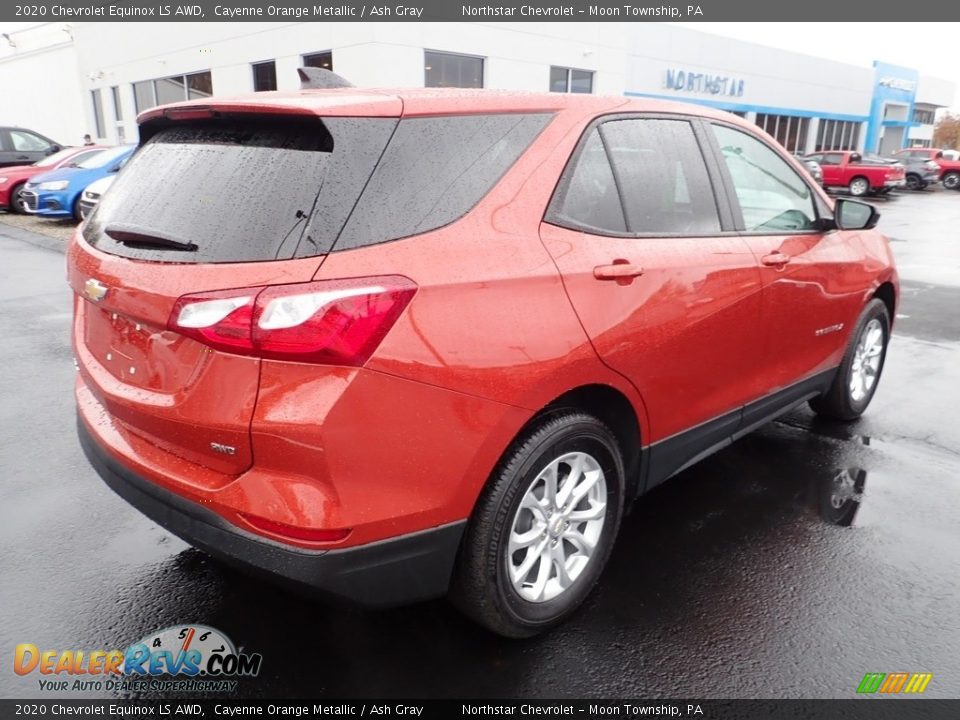 2020 Chevrolet Equinox LS AWD Cayenne Orange Metallic / Ash Gray Photo #6