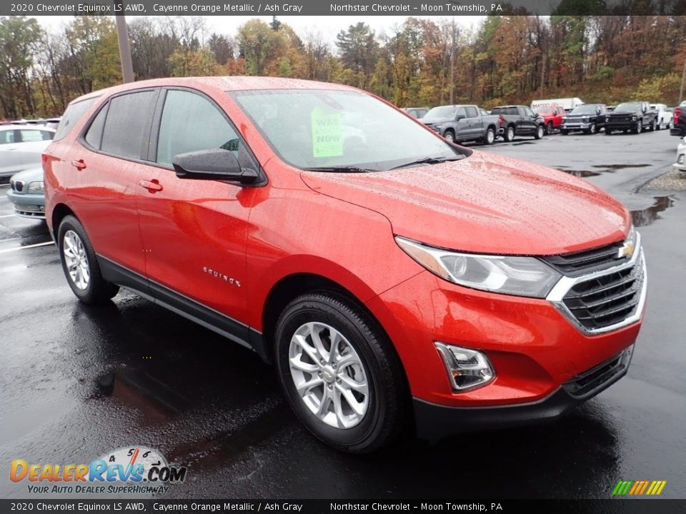 2020 Chevrolet Equinox LS AWD Cayenne Orange Metallic / Ash Gray Photo #8