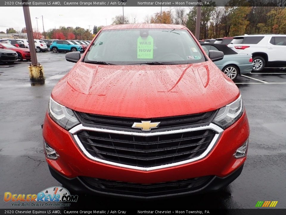 2020 Chevrolet Equinox LS AWD Cayenne Orange Metallic / Ash Gray Photo #9