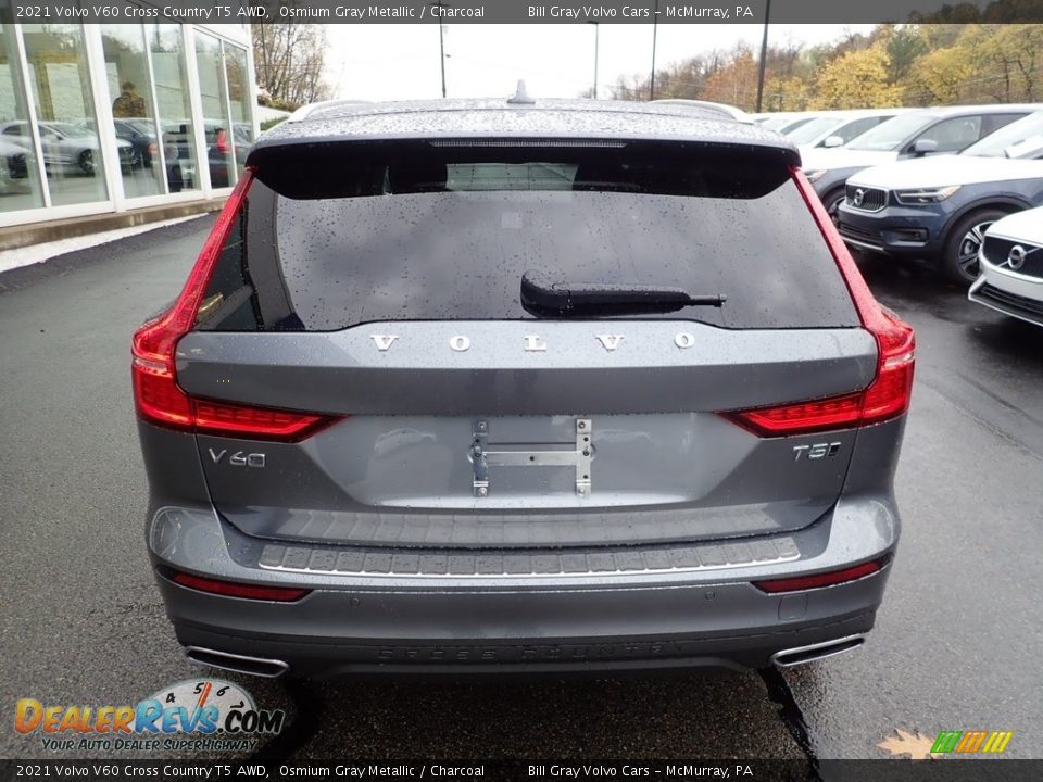 2021 Volvo V60 Cross Country T5 AWD Osmium Gray Metallic / Charcoal Photo #3