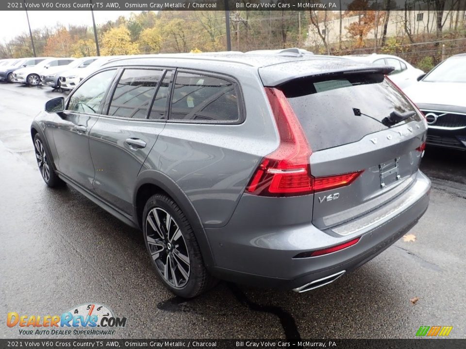 2021 Volvo V60 Cross Country T5 AWD Osmium Gray Metallic / Charcoal Photo #4