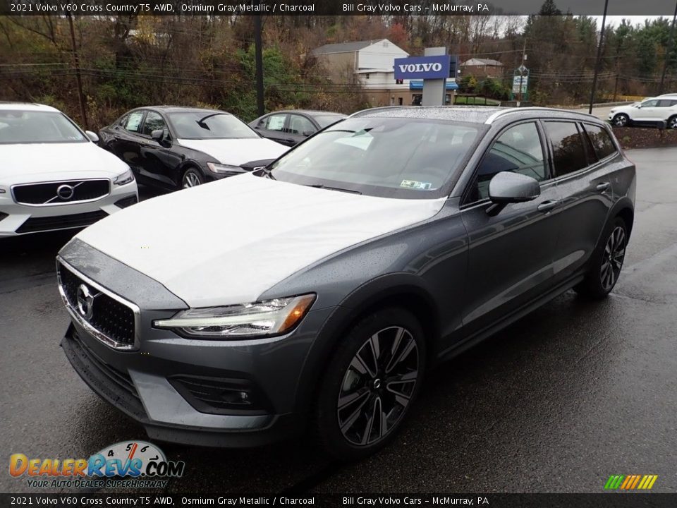 2021 Volvo V60 Cross Country T5 AWD Osmium Gray Metallic / Charcoal Photo #5