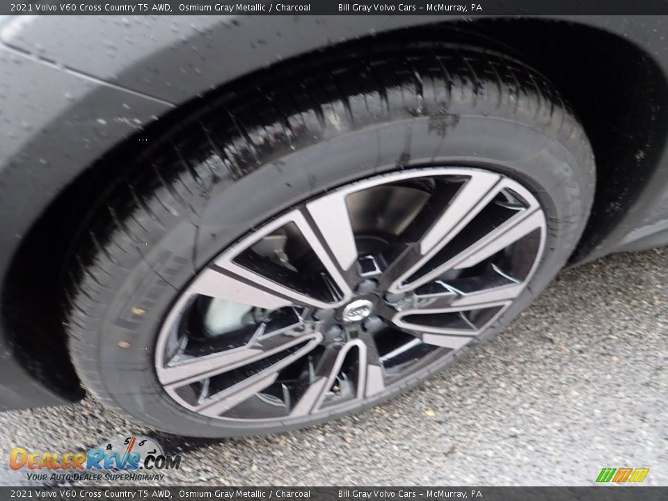 2021 Volvo V60 Cross Country T5 AWD Osmium Gray Metallic / Charcoal Photo #7