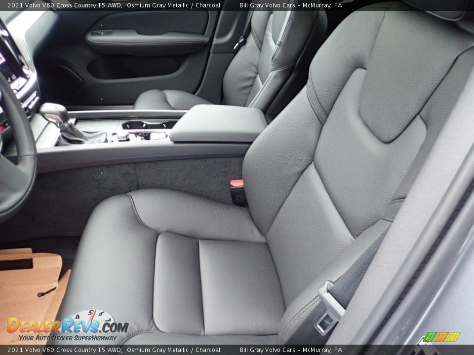 Front Seat of 2021 Volvo V60 Cross Country T5 AWD Photo #8