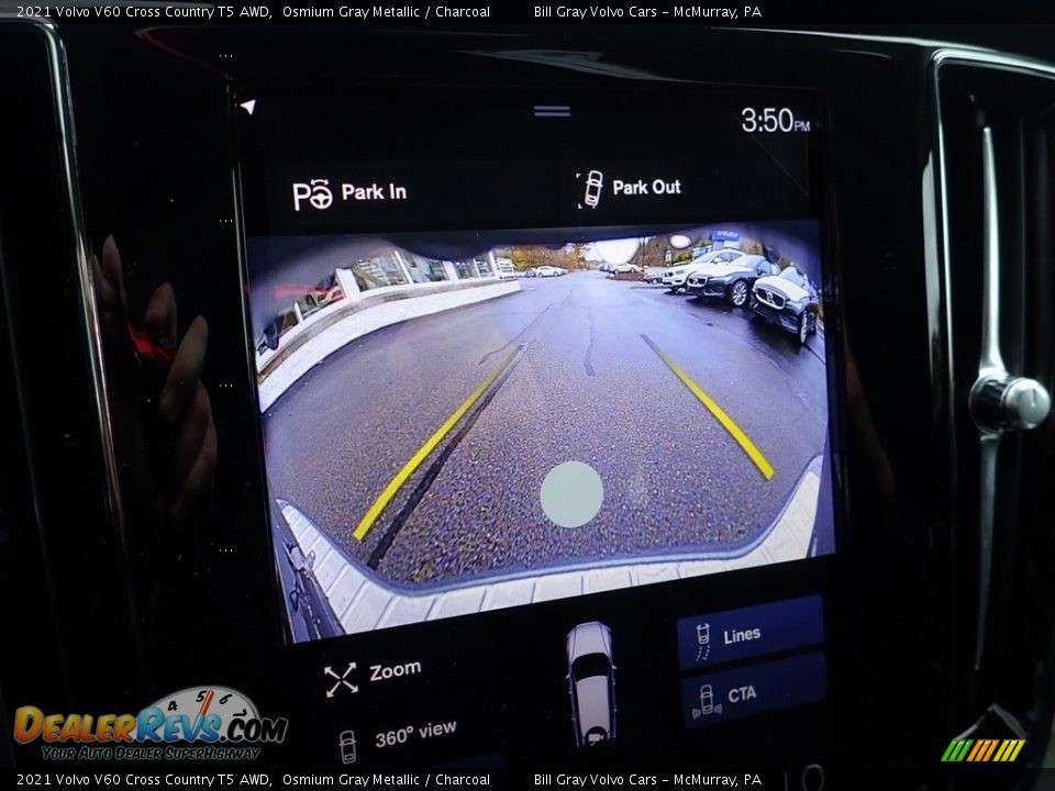 2021 Volvo V60 Cross Country T5 AWD Osmium Gray Metallic / Charcoal Photo #15
