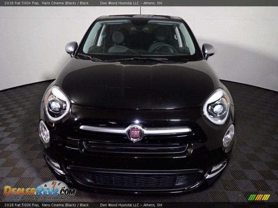 2018 Fiat 500X Pop Nero Cinema (Black) / Black Photo #4