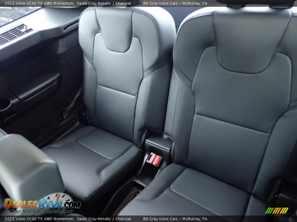 Rear Seat of 2021 Volvo XC90 T6 AWD Momentum Photo #9