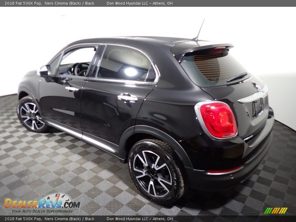 2018 Fiat 500X Pop Nero Cinema (Black) / Black Photo #9