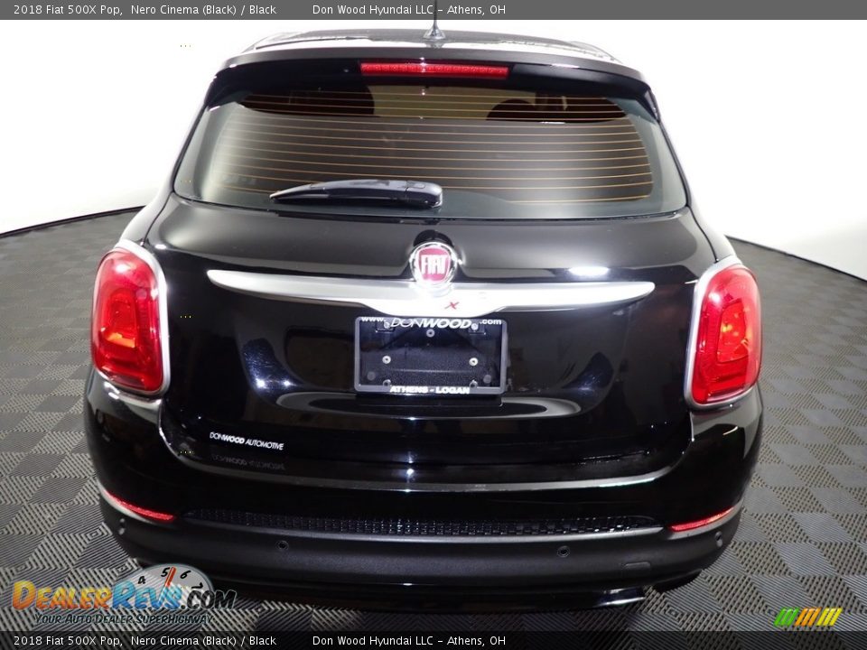 2018 Fiat 500X Pop Nero Cinema (Black) / Black Photo #11