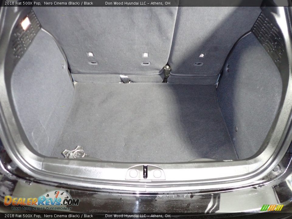 2018 Fiat 500X Pop Nero Cinema (Black) / Black Photo #13