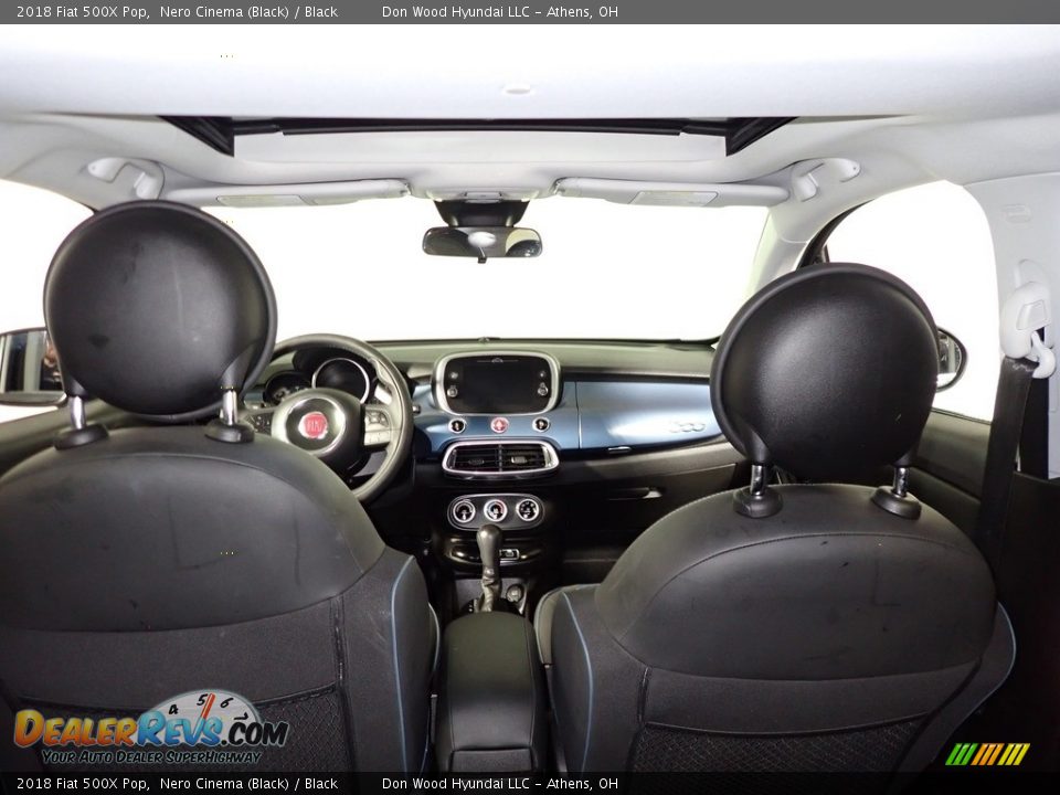 2018 Fiat 500X Pop Nero Cinema (Black) / Black Photo #14