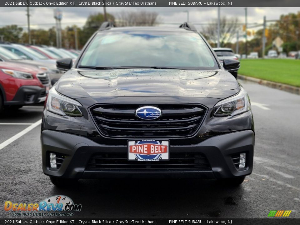 2021 Subaru Outback Onyx Edition XT Crystal Black Silica / Gray StarTex Urethane Photo #3