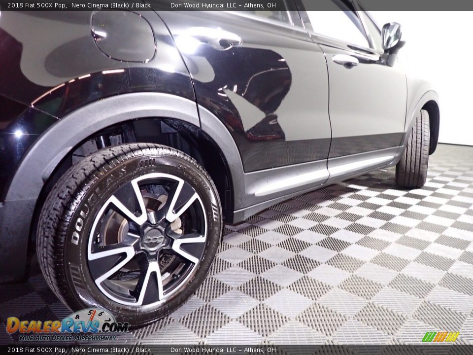 2018 Fiat 500X Pop Nero Cinema (Black) / Black Photo #16