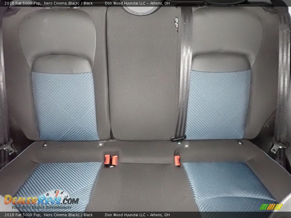 2018 Fiat 500X Pop Nero Cinema (Black) / Black Photo #20