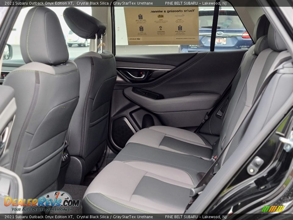 Rear Seat of 2021 Subaru Outback Onyx Edition XT Photo #9