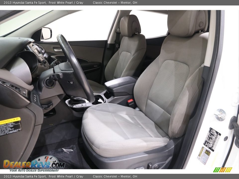 2013 Hyundai Santa Fe Sport Frost White Pearl / Gray Photo #5