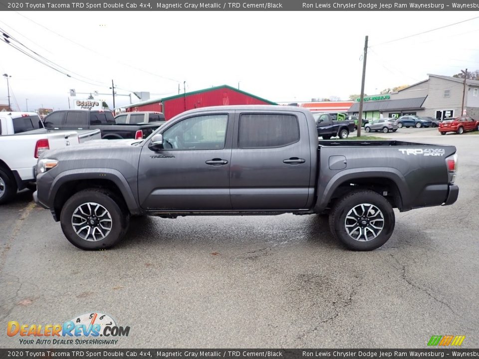 2020 Toyota Tacoma TRD Sport Double Cab 4x4 Magnetic Gray Metallic / TRD Cement/Black Photo #3