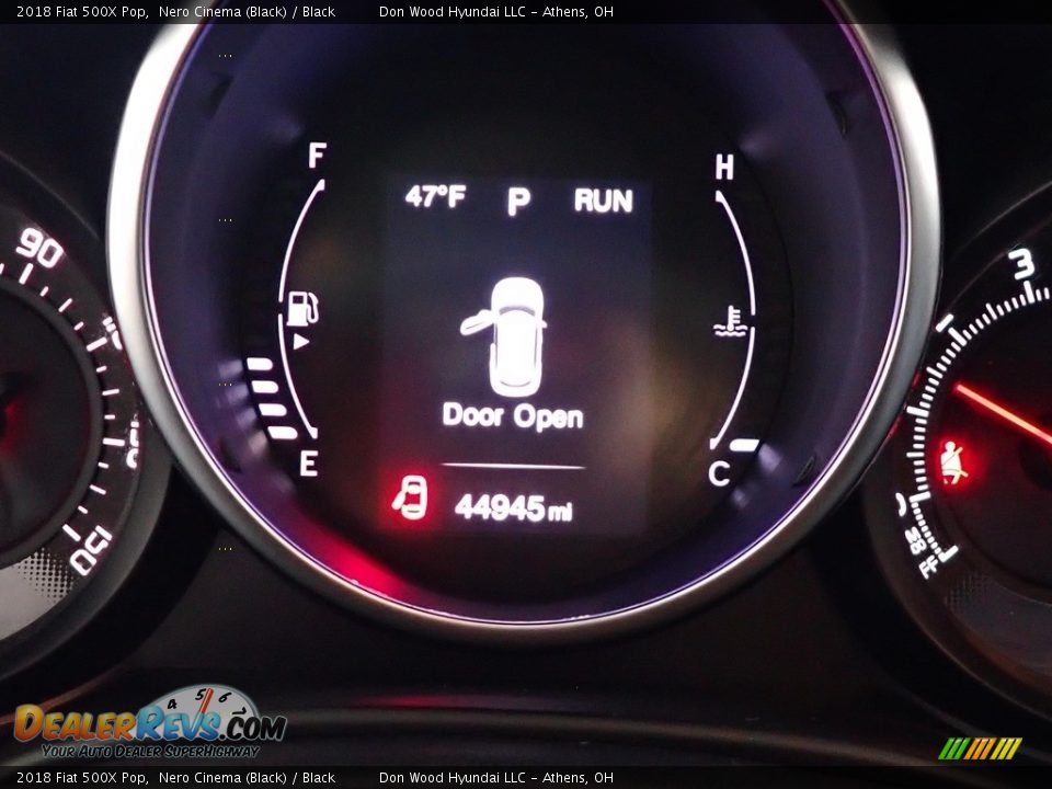 2018 Fiat 500X Pop Nero Cinema (Black) / Black Photo #29