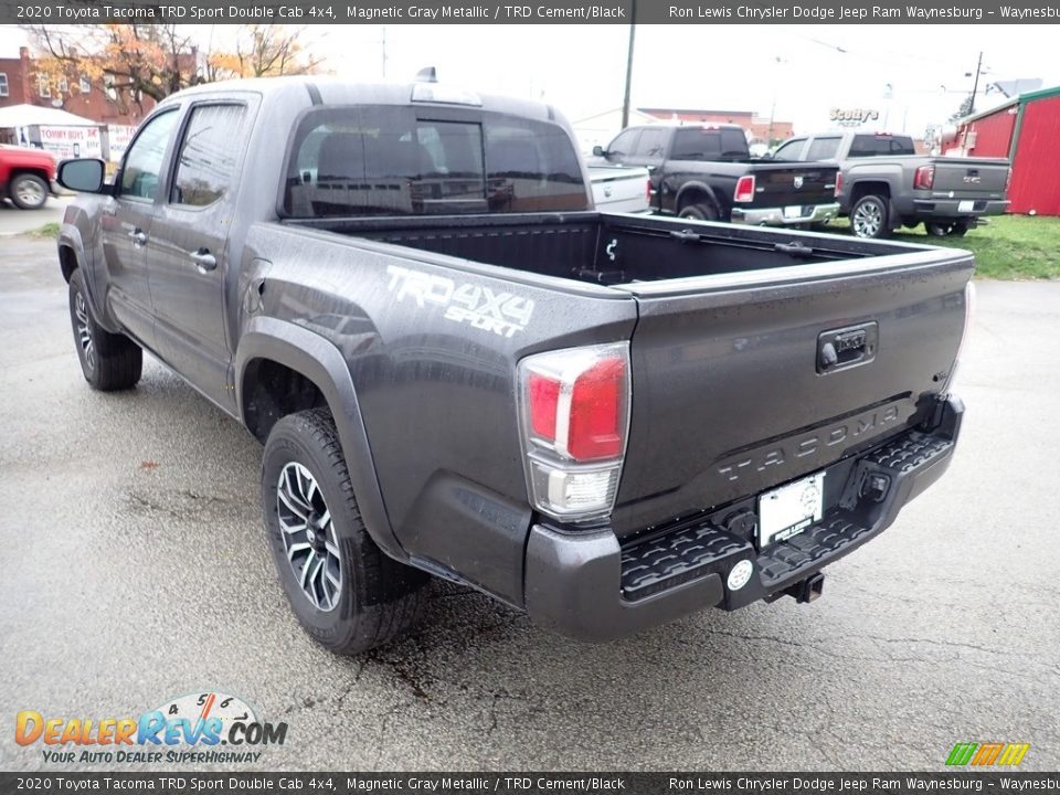 2020 Toyota Tacoma TRD Sport Double Cab 4x4 Magnetic Gray Metallic / TRD Cement/Black Photo #4