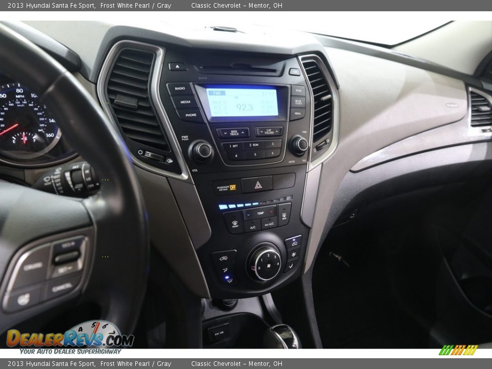 2013 Hyundai Santa Fe Sport Frost White Pearl / Gray Photo #8