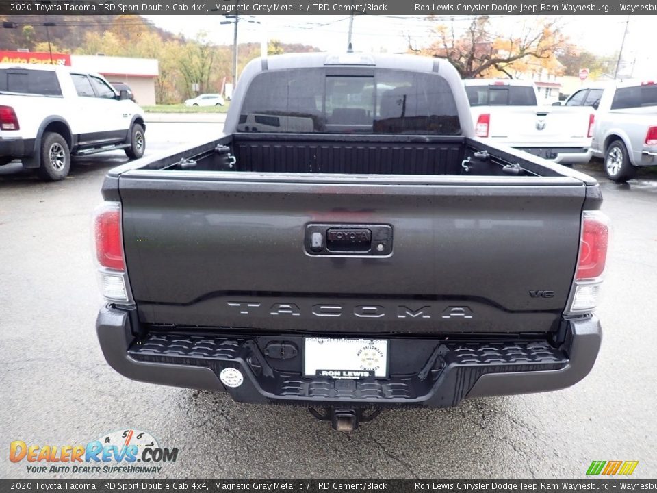 2020 Toyota Tacoma TRD Sport Double Cab 4x4 Magnetic Gray Metallic / TRD Cement/Black Photo #5