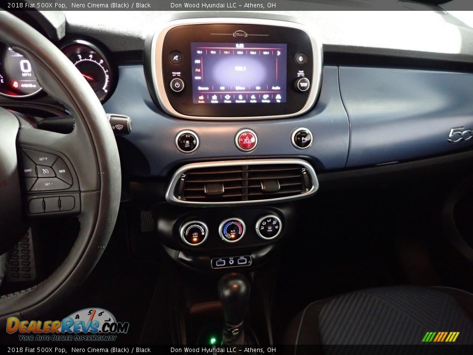 2018 Fiat 500X Pop Nero Cinema (Black) / Black Photo #31