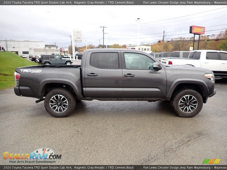 2020 Toyota Tacoma TRD Sport Double Cab 4x4 Magnetic Gray Metallic / TRD Cement/Black Photo #7