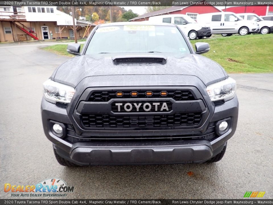 2020 Toyota Tacoma TRD Sport Double Cab 4x4 Magnetic Gray Metallic / TRD Cement/Black Photo #9