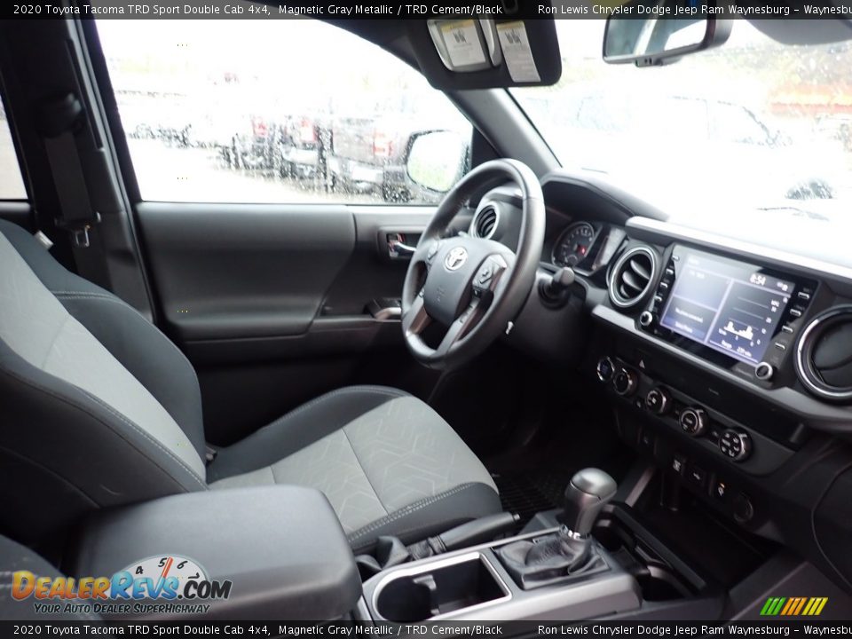 2020 Toyota Tacoma TRD Sport Double Cab 4x4 Magnetic Gray Metallic / TRD Cement/Black Photo #11