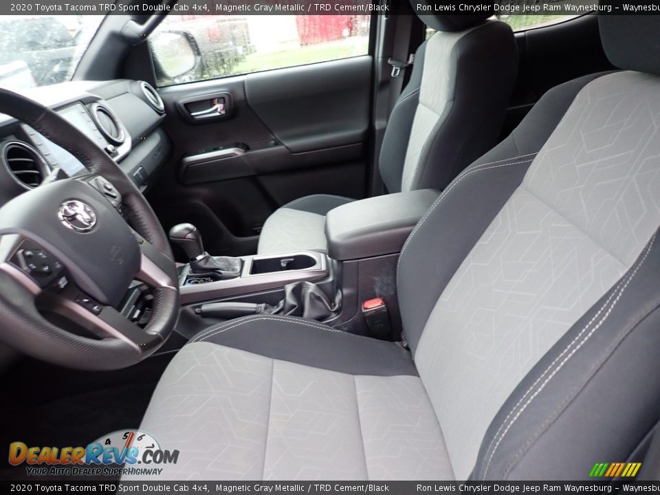 2020 Toyota Tacoma TRD Sport Double Cab 4x4 Magnetic Gray Metallic / TRD Cement/Black Photo #14