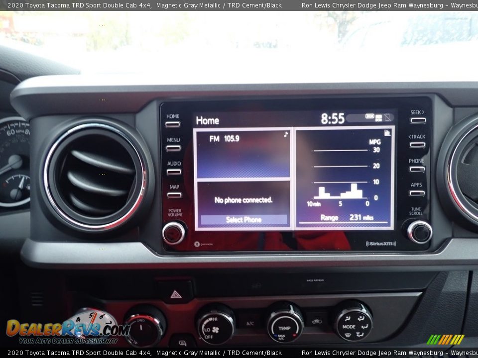 2020 Toyota Tacoma TRD Sport Double Cab 4x4 Magnetic Gray Metallic / TRD Cement/Black Photo #18