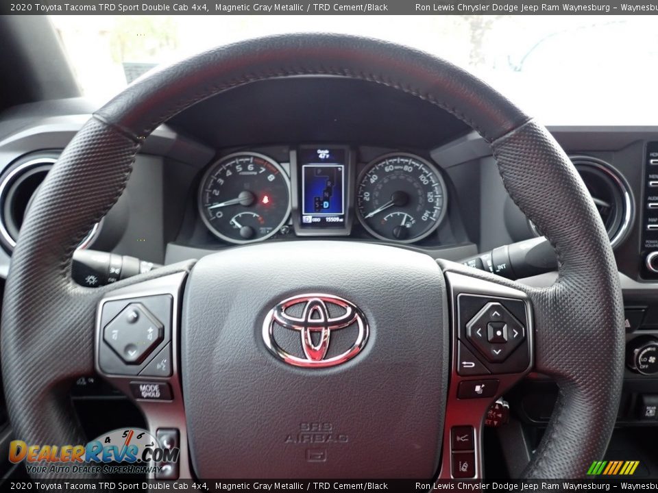 2020 Toyota Tacoma TRD Sport Double Cab 4x4 Magnetic Gray Metallic / TRD Cement/Black Photo #20