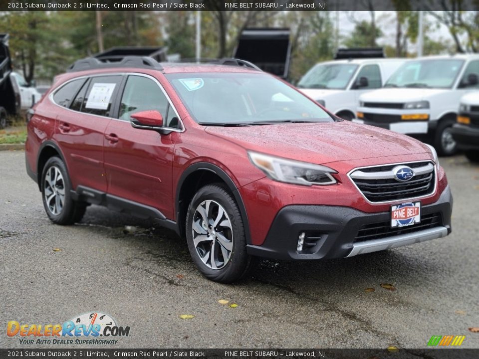 2021 Subaru Outback 2.5i Limited Crimson Red Pearl / Slate Black Photo #1