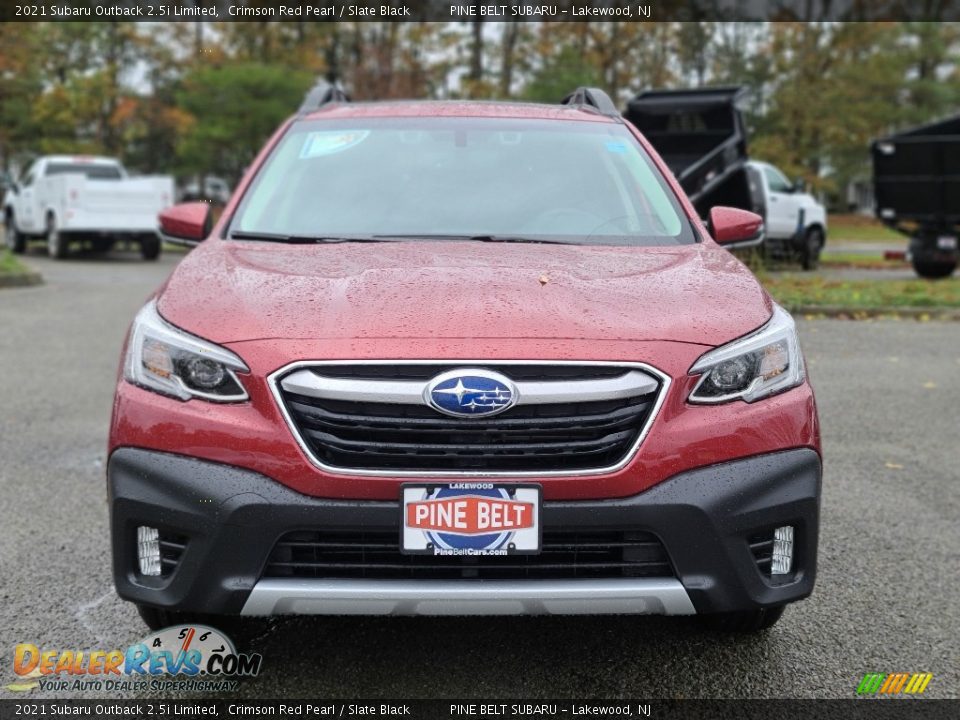 2021 Subaru Outback 2.5i Limited Crimson Red Pearl / Slate Black Photo #3