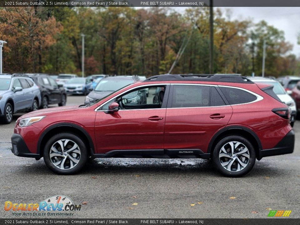 2021 Subaru Outback 2.5i Limited Crimson Red Pearl / Slate Black Photo #4