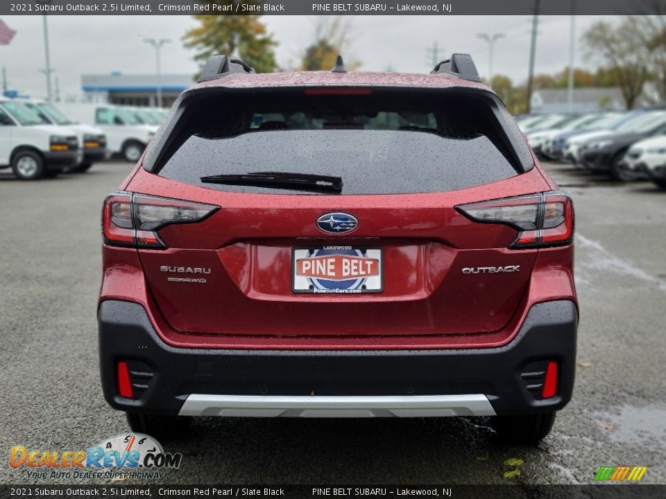 2021 Subaru Outback 2.5i Limited Crimson Red Pearl / Slate Black Photo #7