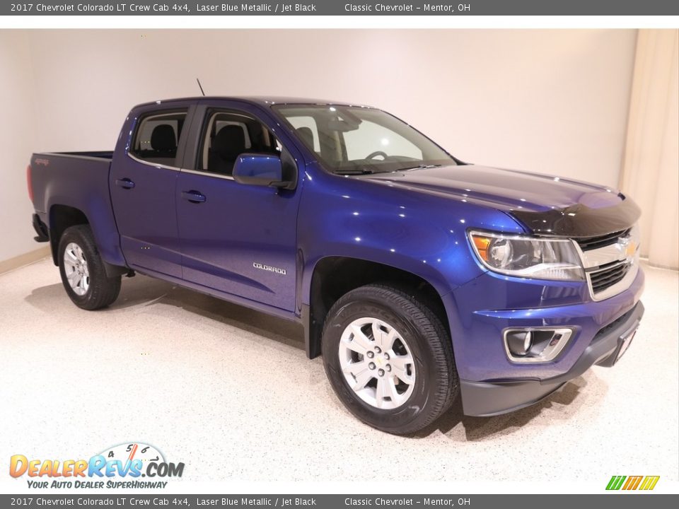 2017 Chevrolet Colorado LT Crew Cab 4x4 Laser Blue Metallic / Jet Black Photo #1
