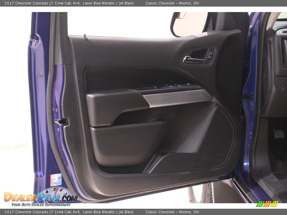 2017 Chevrolet Colorado LT Crew Cab 4x4 Laser Blue Metallic / Jet Black Photo #4