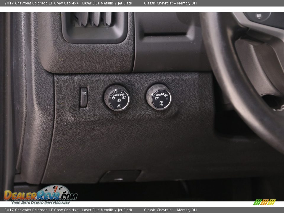 2017 Chevrolet Colorado LT Crew Cab 4x4 Laser Blue Metallic / Jet Black Photo #6