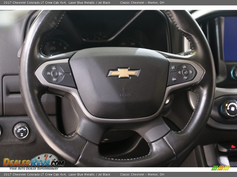 2017 Chevrolet Colorado LT Crew Cab 4x4 Laser Blue Metallic / Jet Black Photo #7