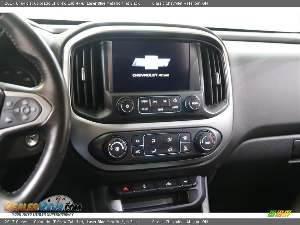 2017 Chevrolet Colorado LT Crew Cab 4x4 Laser Blue Metallic / Jet Black Photo #9