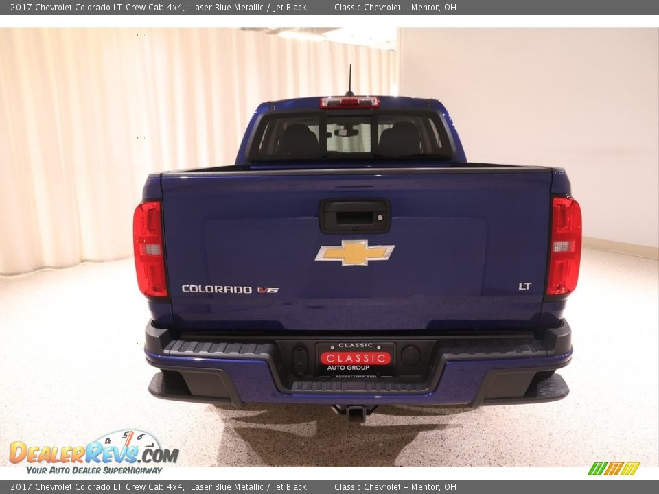 2017 Chevrolet Colorado LT Crew Cab 4x4 Laser Blue Metallic / Jet Black Photo #16