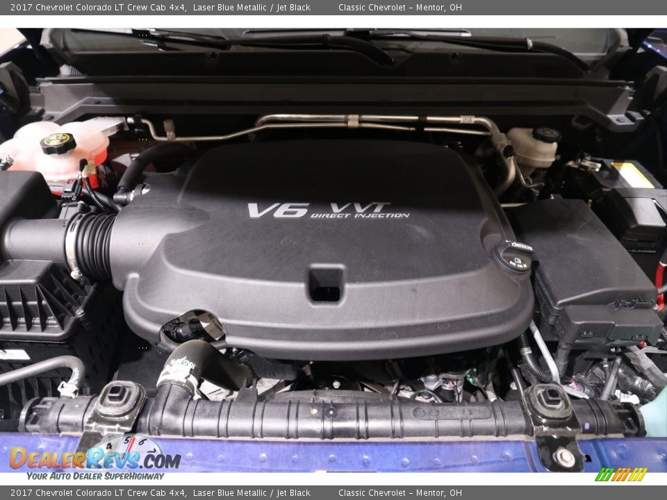 2017 Chevrolet Colorado LT Crew Cab 4x4 Laser Blue Metallic / Jet Black Photo #17