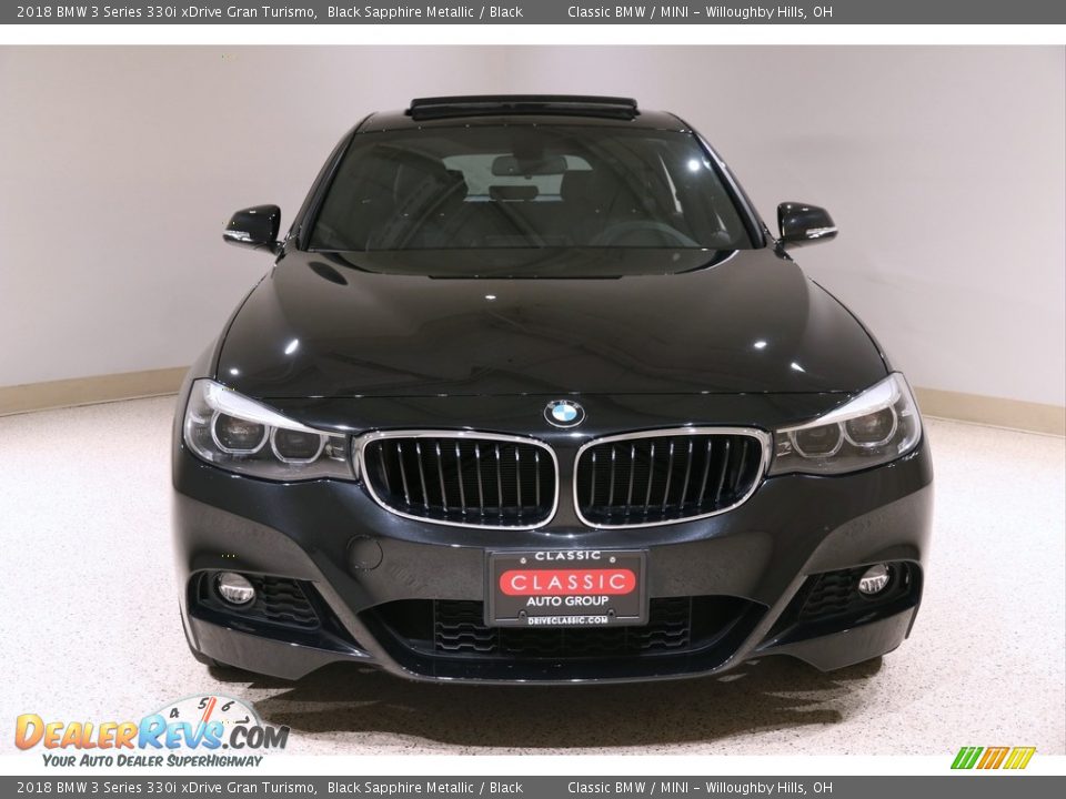 2018 BMW 3 Series 330i xDrive Gran Turismo Black Sapphire Metallic / Black Photo #2