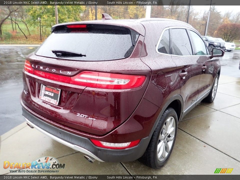 2018 Lincoln MKC Select AWD Burgundy Velvet Metallic / Ebony Photo #6